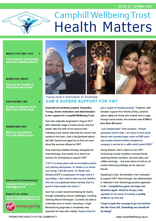 CWT Health Matters: Issue 22